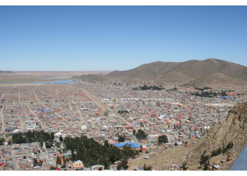 Zicht op Oruro